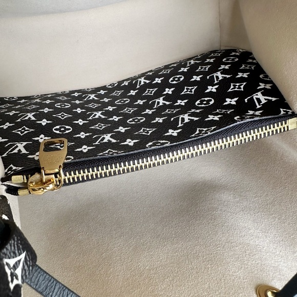 Louis Vuitton Neo Noe Bucket Bag Shoulder Tote Monogram Giant Jungle White - Picture 5 of 12